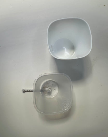Self watering pots, transparent inserts