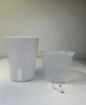 Self watering pots, transparent inserts
